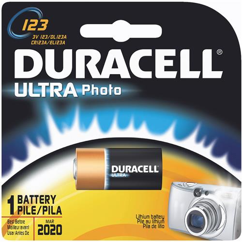 11210 Duracell 123 Ultra Lithium Battery