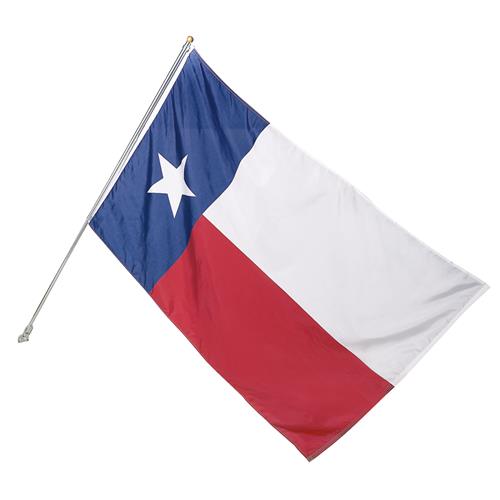 TEX1-1 Valley Forge Texas State Flag 6 Ft. Pole Kit