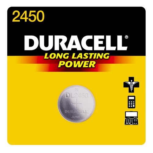 44287 Duracell 2450 Lithium Coin Cell Battery