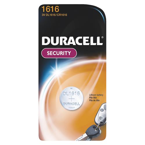 43487 Duracell 1616 Lithium Coin Cell Battery