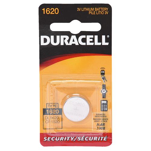 43687 Duracell 1620 Lithium Coin Cell Battery