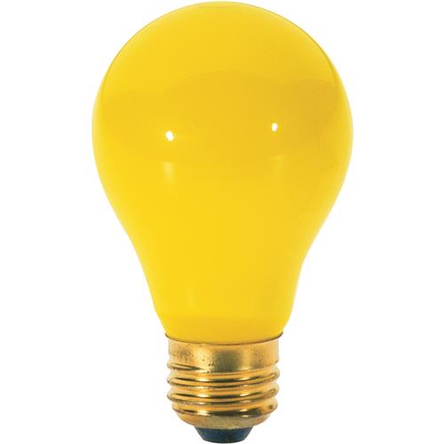 S3938 Satco A19 Incandescent Bug Light Bulb
