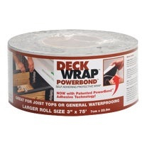 Picture of a roll of deck wrap.