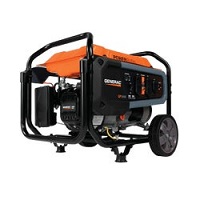 Picture of a large portable generator on wheels.