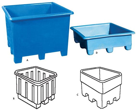 Image of various Storage Containers and Bins.