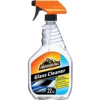 Picture of a spray bottle of glass cleaner.