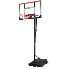 Picture of a portable basketball goal.