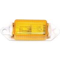 Picture of a yellow marker light.