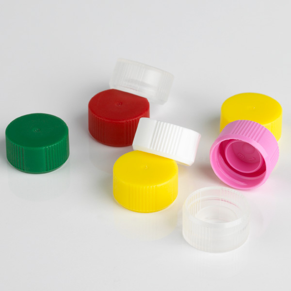 Globe Scientific Screw Cap for Microtube, No O-Ring, Yellow Image