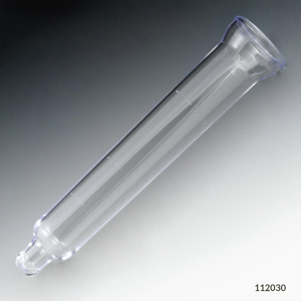 Globe Scientific Tube, Urine Centrifuge, 12mL, with Sediment Bulb and Flared Top, PS, Graduated to 10 mL Image