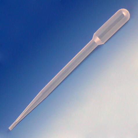Globe Scientific Transfer Pipet, 7.0mL, General Purpose, Standard, 155mm, STERILE, Individually Wrapped, 100/Bag, 5 Bags/Unit Image