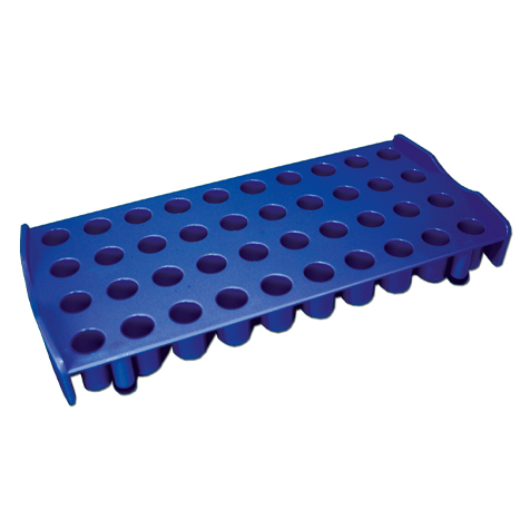 Globe Scientific Workstation Rack for CryoCLEAR vials, Polycarbonate (PC), 40-Place (10x4 format), RED Image