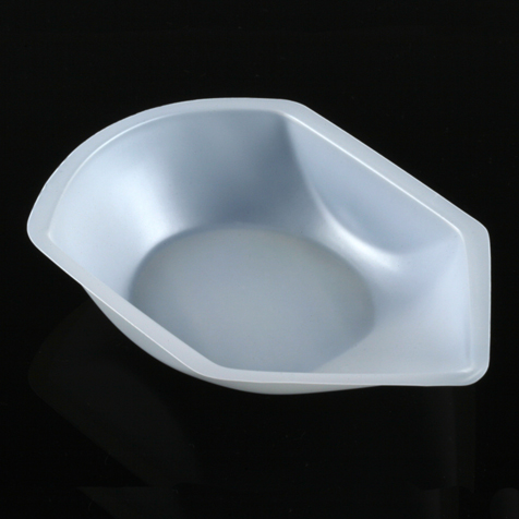 Globe Scientific Weighing Boat, Plastic, with Pour Spout, Antistatic, 191 x 121 x 25mm, PS, White, 270mL Image