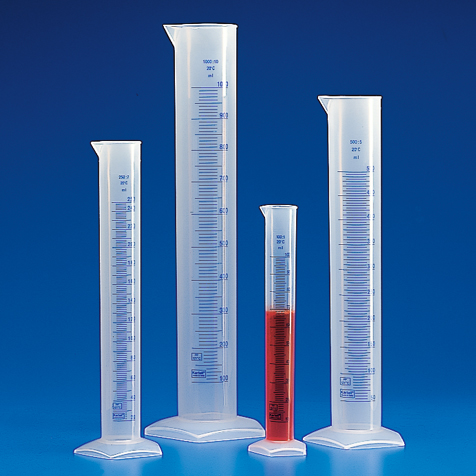 Globe Scientific Graduated Cylinder, PP, Printed Graduations, 50mL Image