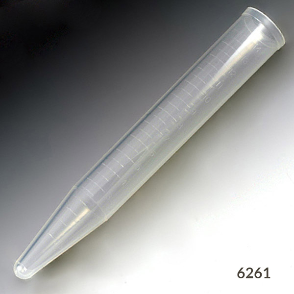 Globe Scientific Centrifuge Tube, 15mL, PP, Molded Graduations, 250/Bag Image