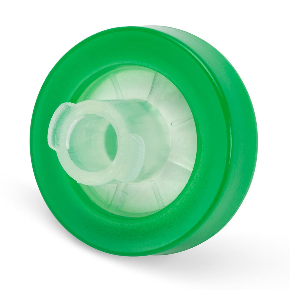 Globe Scientific Syringe Filter, PES Membrane, 0.22?m Porosity, 13mm Diameter, PP Housing, STERILE, Individually Wrapped Image