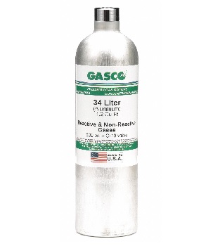 34L-61-10 Ethylene Oxide 10 PPM, 34 Liter Calibration Gas Cylinder, Balance Nitrogen
