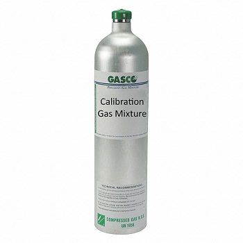 58L-98-50 Gasco Hydrogen Sulfide Gas Cylinder, 25 PPM, Bal. N2, 58 Liter