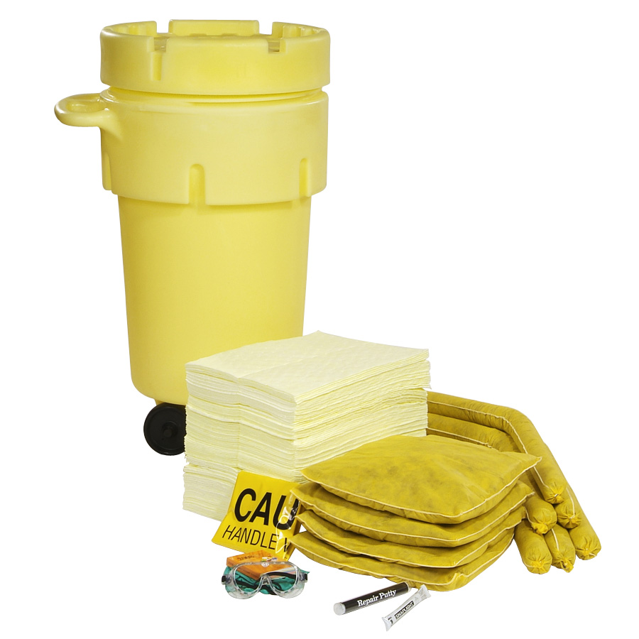 HazMat 50-Gallon Wheeled Spill Kit