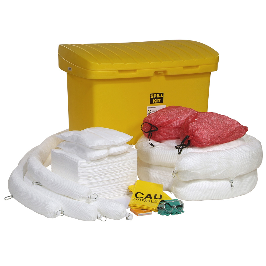Oil-Only Spill Cart Kit with 5in Wheels