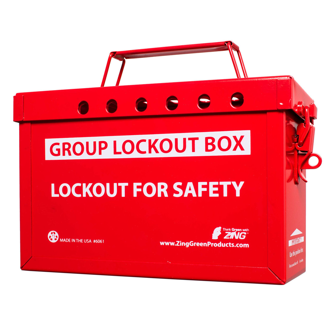 ZING RecycLockout Group Lockout Box (Red)