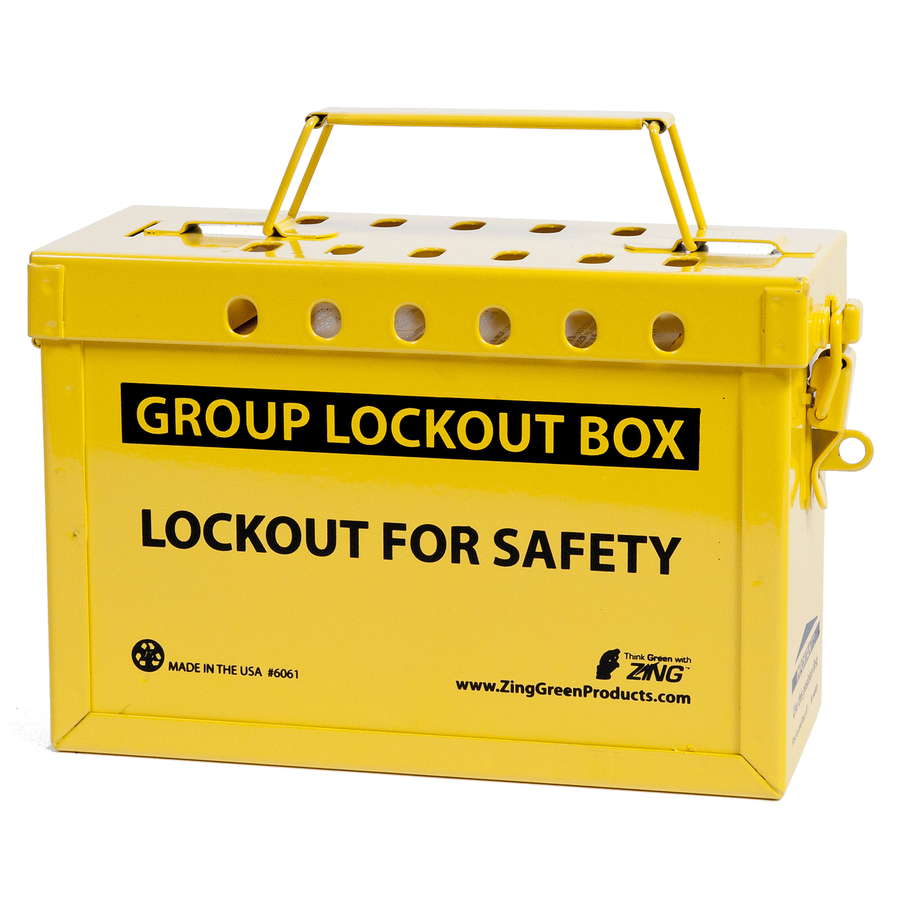 ZING RecycLockout Group Lockout Box (Yellow)