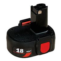 Picture of a cordless power tool battery.