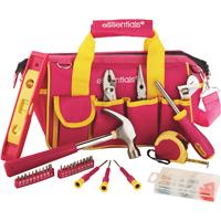 Picture of a basic hand tool set with carry case.