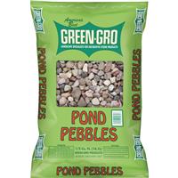 Bag of decorative pond pebbles image.
