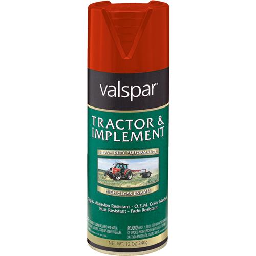Picture of a can of red spray paint.
