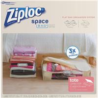 Picture of a package of plastic space saving bags.