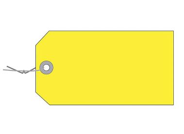 Image of a yellow tag.