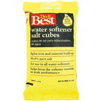 Picture of a bag of water softener salt.