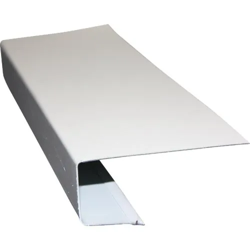 32200-WH20 Klauer Galvanized Style C5 Roof & Drip Edge Flashing With Hems