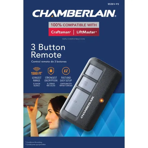 953EV-P2 Chamberlain Garage Door Remote 953EV-P2, door, garage, remote
