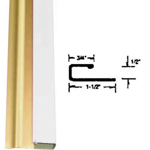 48600-AJ20 Klauer Aluminum 1/2 In. J-Channel