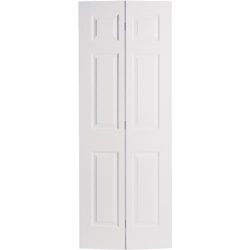 2/0 6PTEX BF Masonite 6-Panel Textured Hardboard Bifold Door bifold door