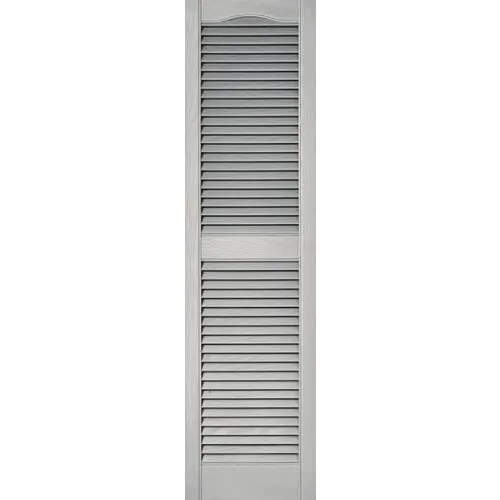 23140060030 Builders Edge Paintable Vinyl Open Louvered Shutter
