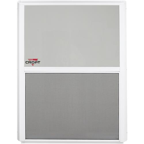 F31714 Croft Series 90 Aluminum Single Hung Window With Half Screen hung single window