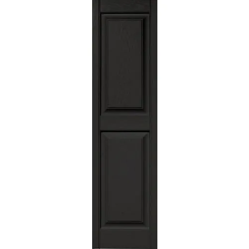 43140055002 Builders Edge 55" Vinyl Raised Panel Shutter