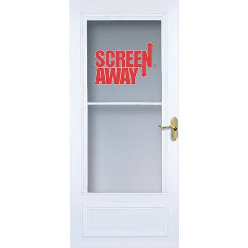 83080031 Larson Screenaway Lifestyle Mid View DuraTech Storm Door 83080031, door, storm