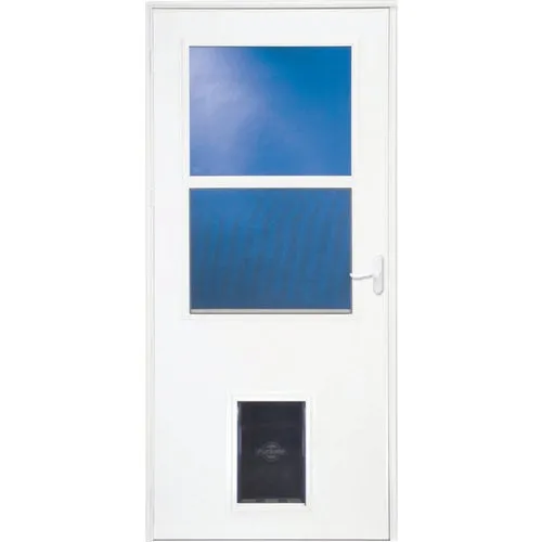 37079032 Larson Life-Core DuraTech Storm Door With Pet Door 37079032, door, storm