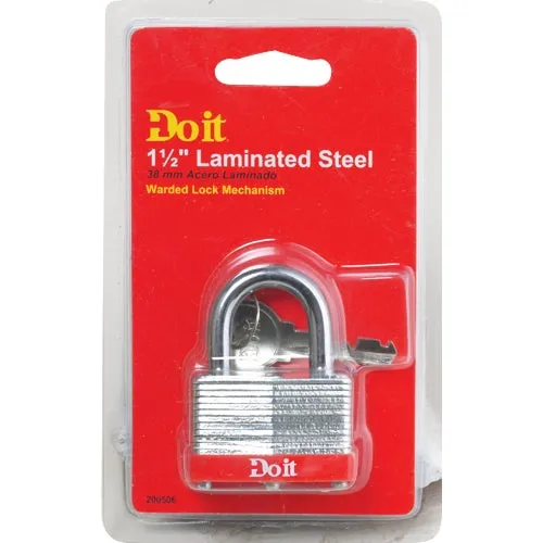8596DDIB Do it 1-1/2 In. W. Warded Steel Padlock