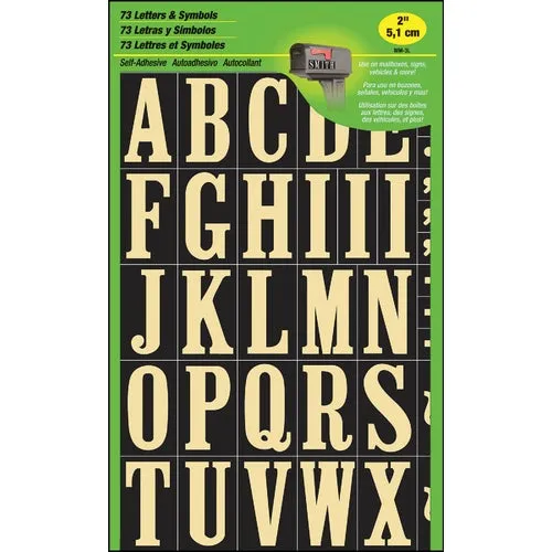 MM-7L Hy-Ko 2 In. Letter Set