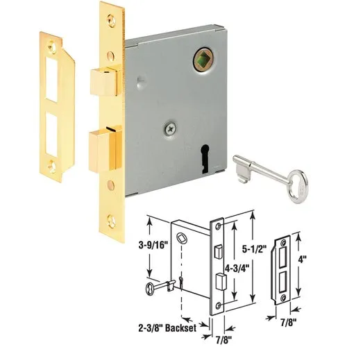 E 2294 Defender Security Bit Key Mortise Lock