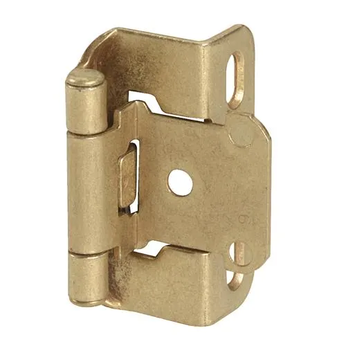 BPR7550G10 Amerock Self-Closing Partial Wrap Overlay Hinge