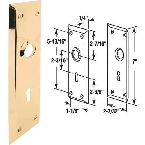 E 2295 Defender Security Mortise Trim Plate