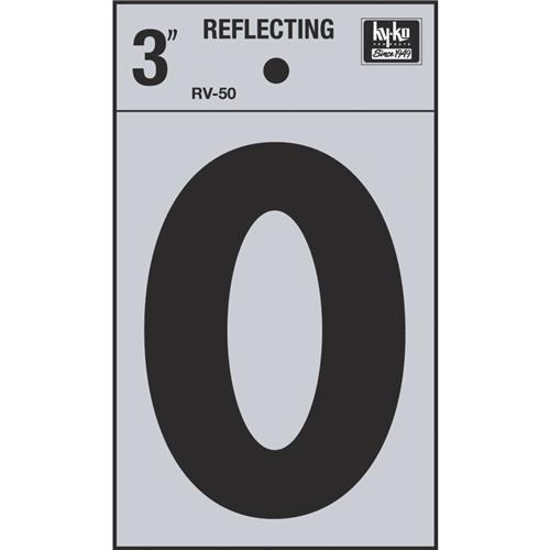 RV-50-9 Hy-Ko 3 In. Reflective Numbers