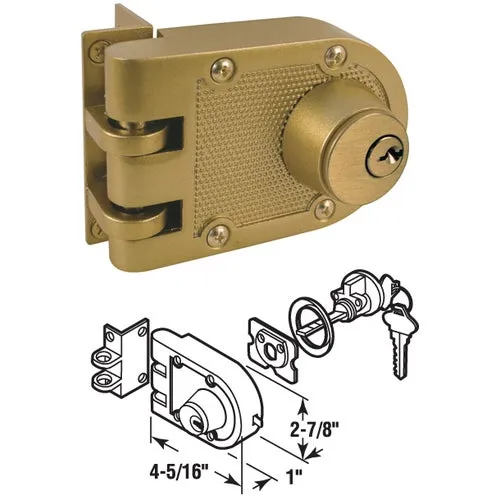 U 9972 Defender Security Double Cylinder Jimmy-Resistant Deadlock