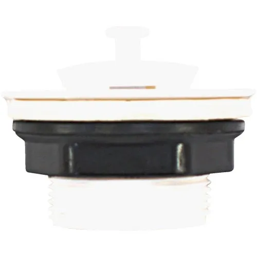 P-1357C United States Hardware White Bathtub Drain Stopper